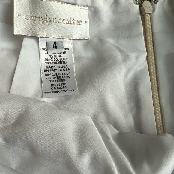 Anthropologie Corey Lynn Calter High Waist Jacquard Shorts Size 4 - Picture 4 of 7